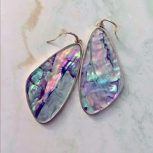 Kendra Scott Abalone Shell Earrings